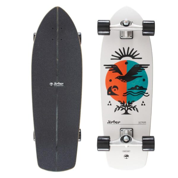 Arbor Surfskate Complete	CX Surfskate Surf Rocket	White 30.5" - Image 3