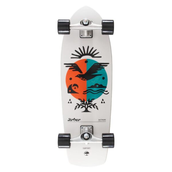 Arbor Surfskate Complete	CX Surfskate Surf Rocket	White 30.5"